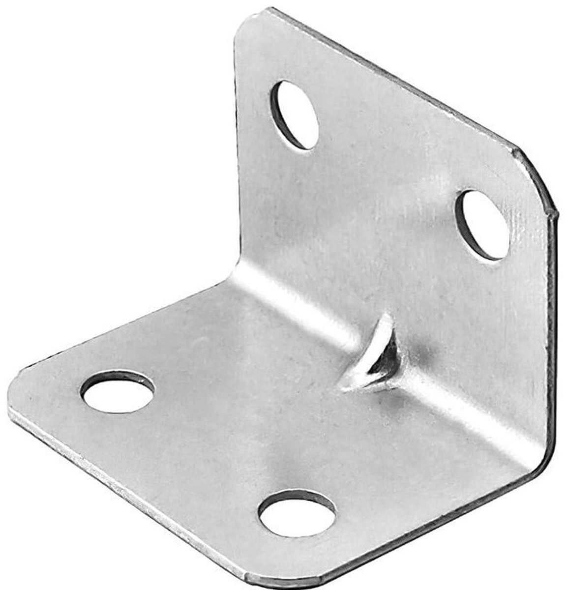 Han-Bar® 6 x Hoekbeugels – Hoekverbinder – Hoekanker – Plankdrager – Kastplankdrager – Hoekbeugel (30×20×20 mm)