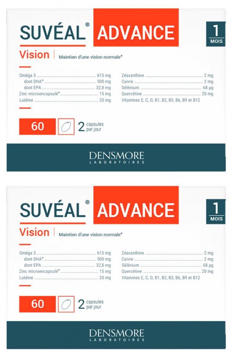 Densmore Suvéal Advance Set van 2 x 60 Capsules