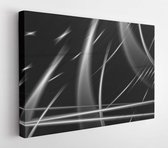 Fractal afbeelding van een abstracte stormachtige nacht - Modern Art Canvas - Horizontaal - 10050496 - 50*40 Horizontal