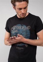 DEELUXE T-shirt met motorprintROADY Charcoal