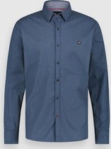 Twinlife Shirt Oxford Print  dress blues