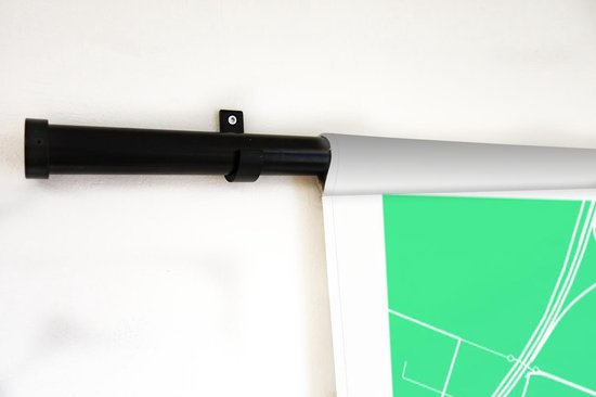 Tapisserie - Tissu mural - Plan de la ville - Purmerend - Nederland - Blauw - 60x90 cm - Tapisserie - Carte