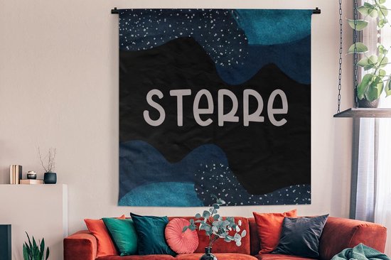 Tapisserie - Toile murale - Sterre - Pastel - Fille - 180x180 cm - Tapisserie