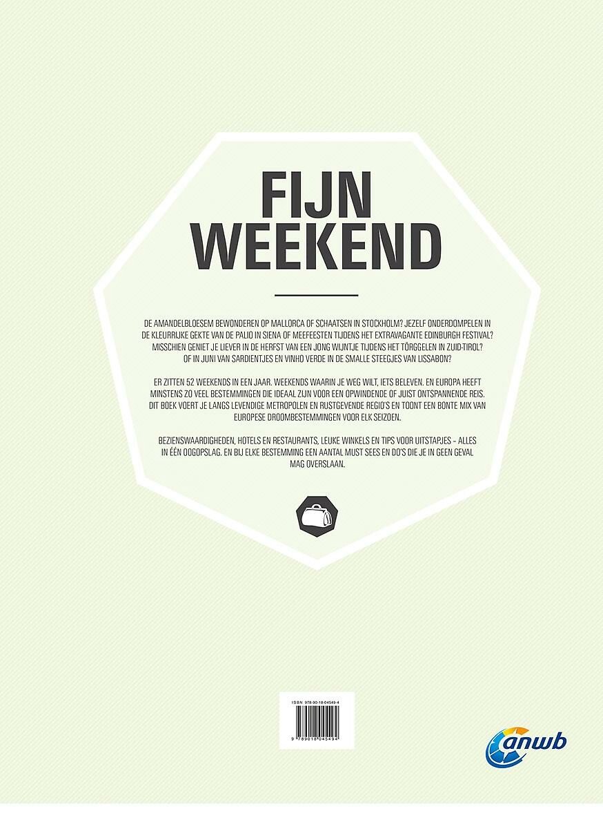 FIJN WEEKEND - back cover