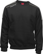 Masita | Striker Sweater Heren & Dames - Ronde hals - Duurzaam Materiaal - zwart/antraciet - XL