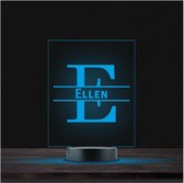 Led Lamp Met Naam - RGB 7 Kleuren - Ellen