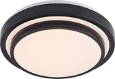 Lindby - LED plafondlamp - 1licht - ijzer, aluminium, kunststof - H: 10 cm - mat , wit - Inclusief lichtbron