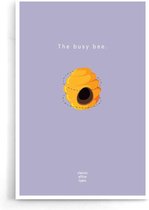 Walljar - The Busy Bee - Muurdecoratie - Poster