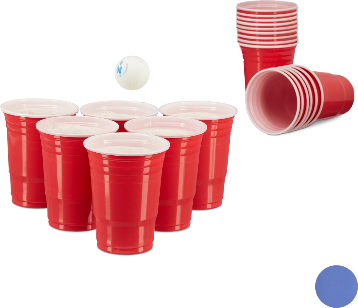 Inoverse 800 stuks plastic bekers, drinkbekers, 0,3 l, transparante uitschenkbekers, feestbekers, plastic bekers, feestservies, bierbekers, waterbekers