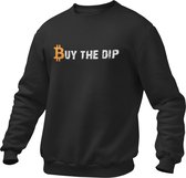 Crypto Kleding - Buy The Dip - Bitcoin - Trader - Investing - Investeren - Aandelen - Trui/Sweater