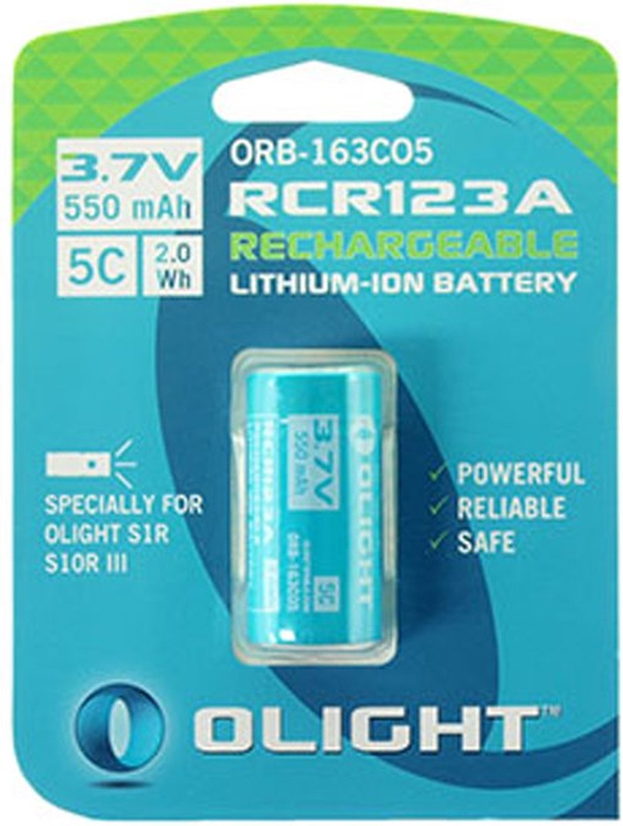 Olight Batterij Accu RCR123A voor S1R - S10RIII