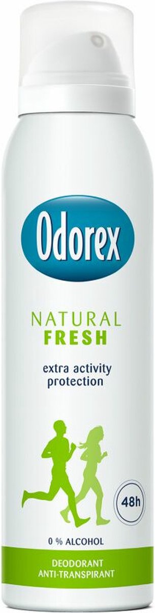 Goedkoopste Odorex Natural Fresh Anti-Transpirant Deodorant Spray - 6x 150ml - Voordeelverpakking