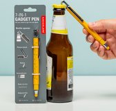 Stylo Gadget 7-en-1 Kikkerland - Contient 7 fonctionnalités - Pratique pour les déplacements