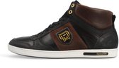 Pantofola d'Oro MILITO MID - Sneaker Hoog Heren - Zwart - Maat 42