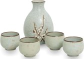 EDO JAPAN - HANA LICHTGROEN SAKESET 5PCS