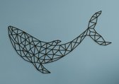 Wanddecoratie polygon | Walvis