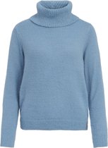 Vila VIFEAMI COWLNECK LS KNIT TOP - Captains Blue