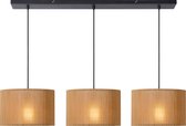 Lucide MAGIUS - Hanglamp - 3xE27 - Licht hout