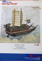 modelbouw, 3 D puzzel, Turtle schip