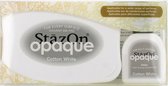 StazOn - Opaque Cotton White + navulling