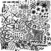 Hobbysjabloon - The Crafter's Workshop • template 30x30cm texture plate