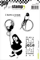 Carabelle stamp A6 I have a dream
