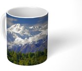 Mok - Wolken boven de Amerikaanse berg in Alaska - 350 ML - Beker