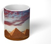 Mok - Een zonsondergang bij de piramides van Giza - 350 ML - Beker