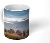 Mok - Koffiemok - Olifant - Vogel - Dieren - Mokken - 350 ML - Beker - Koffiemokken - Theemok