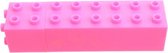 markeerstift bouwsteen roze 8 cm