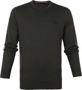 Fred Perry Pullover K9601 Donkergroen - maat XL