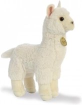 knuffelalpaca MiYoni junior 30,5 cm pluche wit