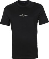 Fred Perry T-Shirt Zwart M1609 - maat XL