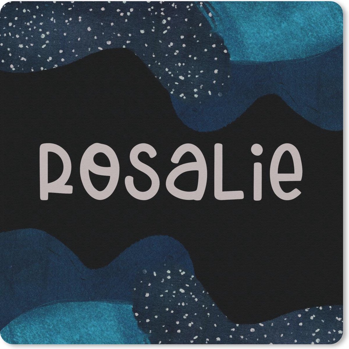 Muismat 20x20 cm - Mousepad Rosalie - Pastel - Meisje - Muismatten
