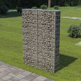 Everest Schanskorfmuur met deksels 100x20x150 cm gegalvaniseerd staal