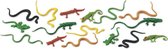 speelset reptielen junior 4-7,5 cm 48 stuks