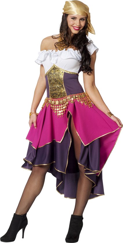 Zigeuner & Zigeunerin Kostuum | Zigeunerin Met Pit | Vrouw | | Carnaval kostuum | Verkleedkleding
