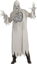 Widmann - Spook & Skelet Kostuum - Schreeuwende Geest Silencio - Man - wit / beige,grijs - Large - Carnavalskleding - Verkleedkleding