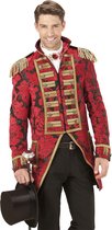 Widmann - Middeleeuwen & Renaissance Kostuum - Royale Frackjas Parade Rood Man - rood - XL - Halloween - Verkleedkleding