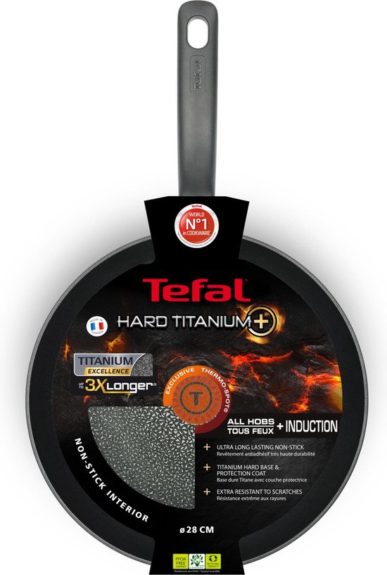 Tefal Hard Titanium+ Koekenpan - Ø 24 cm - Tefal