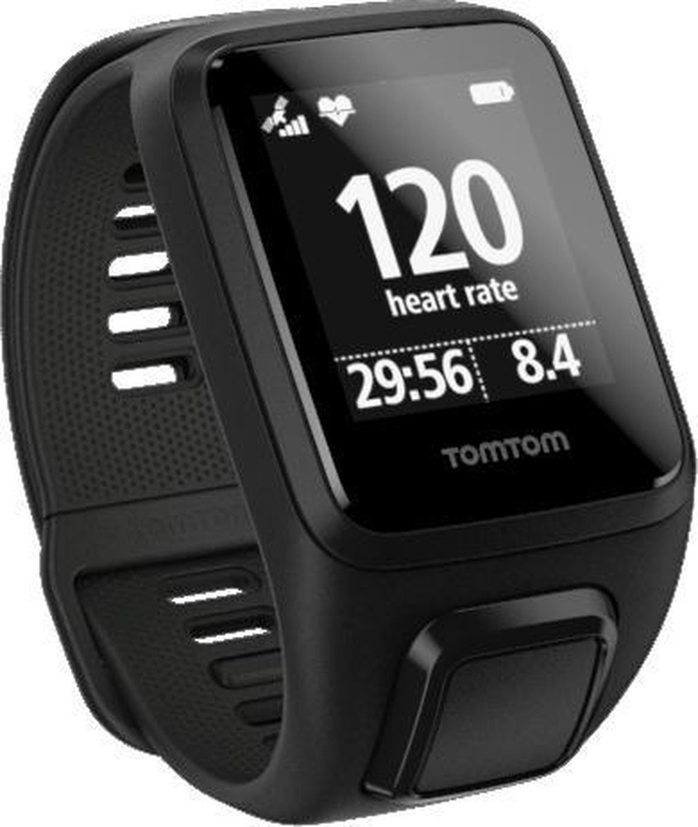 Keizer Meetbaar Geweldig TomTom Spark 3 Cardio GPS Fitnesshorloge - Zwart - Large | bol.com