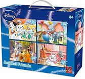 legpuzzel 4-in-1 Disney Animal Friends 12-24 stukjes