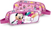 etui Minnie Mouse meisjes 23 x 10 cm polyester roze