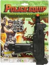 speelgoedgeweer Police Equip junior 23 cm zwart