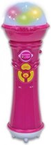 karaoke microfoon 21 cm roze