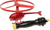 afschiethelikopter jongens 12 cm rood 2-delig