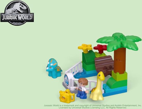 LEGO DUPLO Jurassic World Kinderboerderij met Vriendelijke Reuzen - 10879 |  bol.com