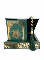 Karton Luxe box met Koran en tesbih Groen