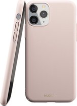 Nudient Thin Case V2 Dun Back Cover Hoesje Geschikt voor Apple iPhone 11 Pro Max Hoesje Roze