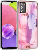 UNIQ Classic Case Samsung Galaxy A03s TPU Backcover hoesje - Graffiti Pink